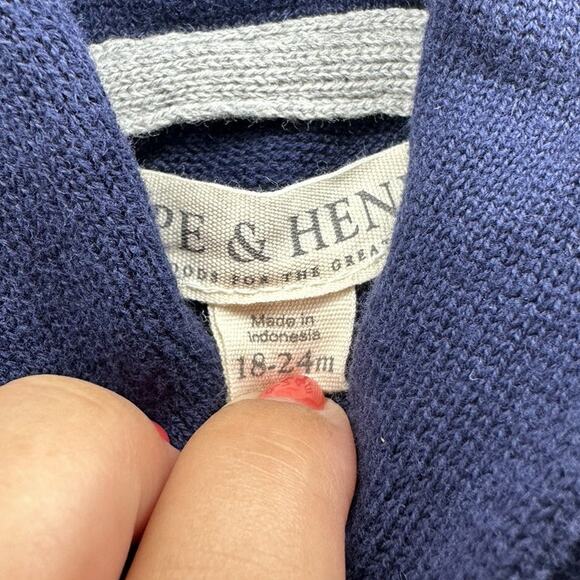 Hope and Henry Shawl Collar Sweater Size 18-24 Months - Picture 6 of 6
